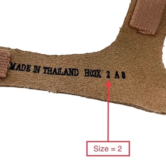 Capezio Half-sole Sandasol Suede Leather Size 2 / 3 H03X Light Suntan Dance New - Picture 4 of 7